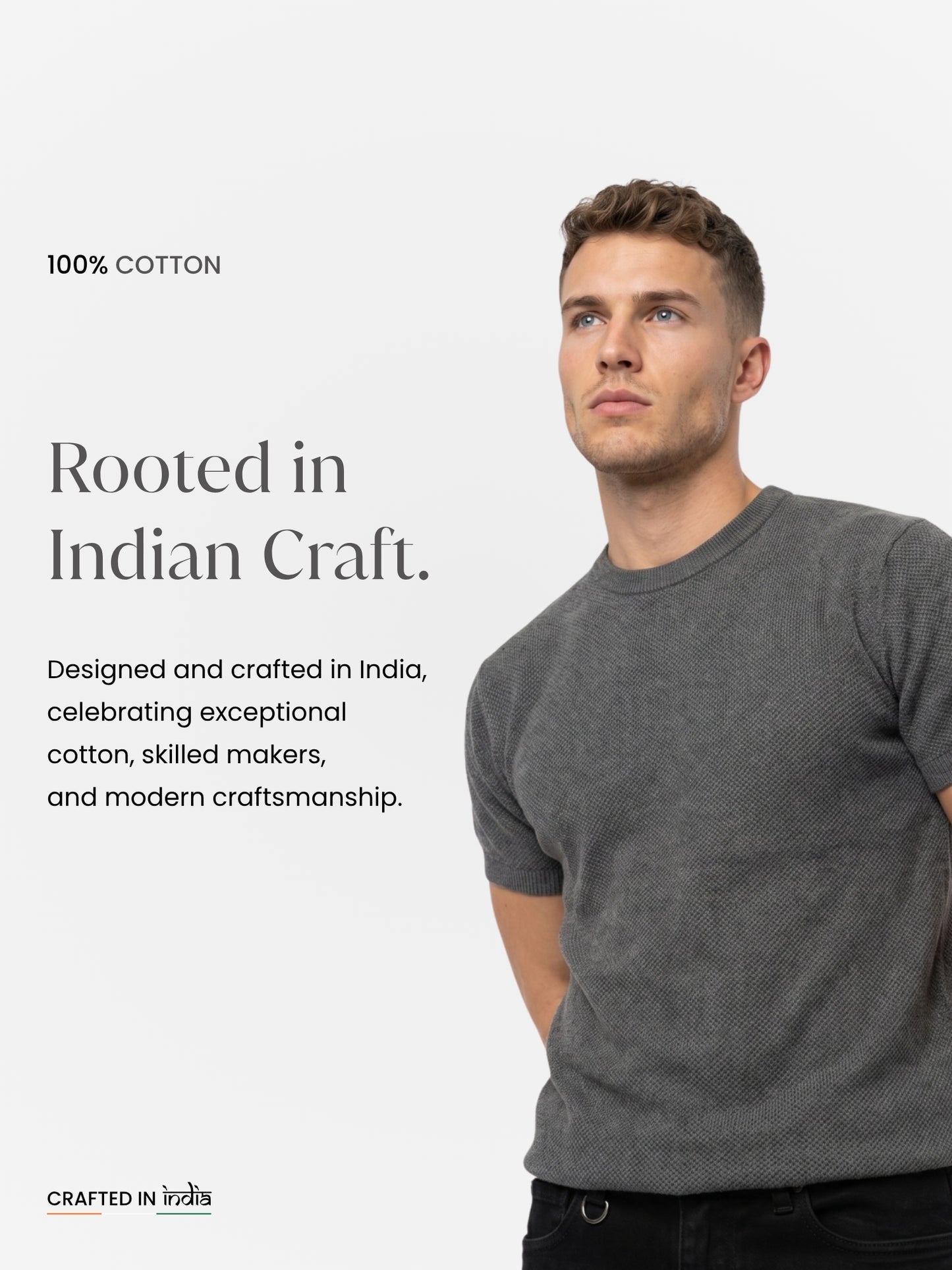 Men Flat Knit Polo