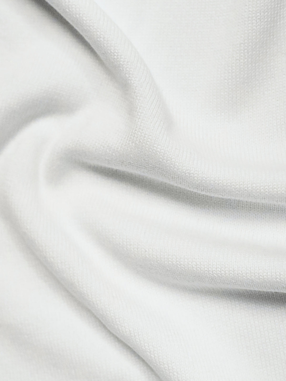 White Flat Knit Brown Striped T-shirt