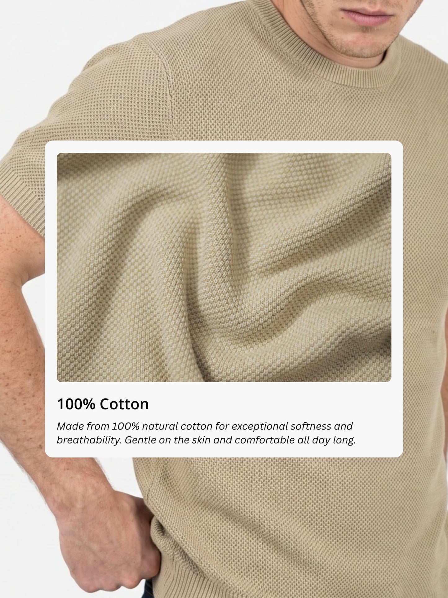 Men Flat Knit Polo