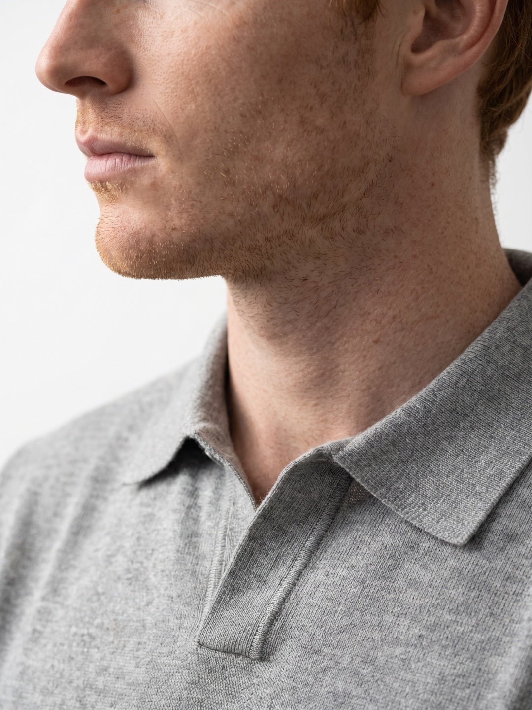 Men Flat Knit Polo