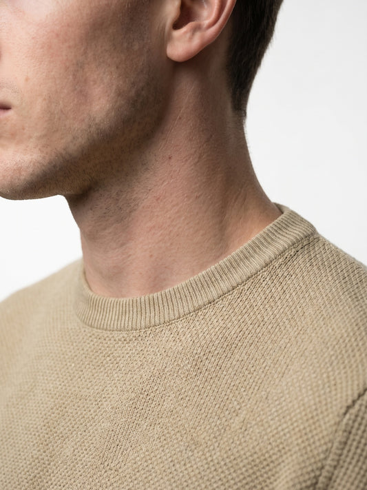 Men Flat Knit Polo