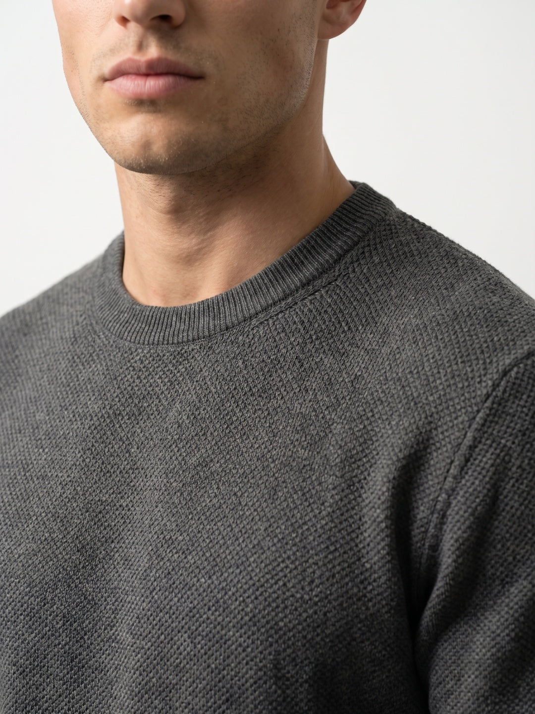 Men Flat Knit Polo