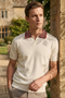Off-White with Contrast Collar T-shirt