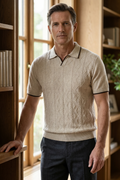 Beige Polo T-shirt